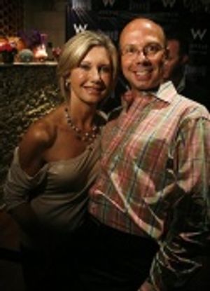Olivia Newton-John and Richie Ridge ("Broadway Beat") Photo