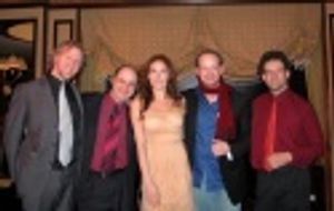 Team Benanti: boyfriend Chris Barron, James, Laura, Jamie, and bass player Tim Givens Photo