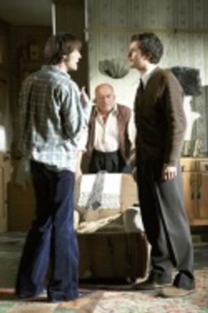 Paul Hilton, Tim Healy and Orlando Bloom Photo