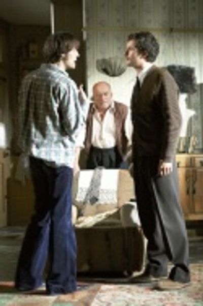 Paul Hilton, Tim Healy and Orlando Bloom Photo