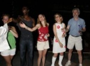 Andre Ward, Kerry Butler, Jackie Hoffman and cast members Photo