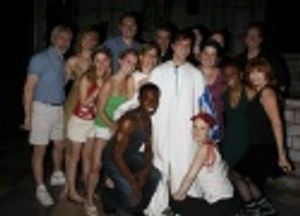 Curtis Holbrook and the cast Photo