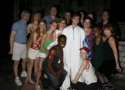 Curtis Holbrook and the cast Photo