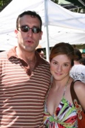 Chris Hoch and Anneliese van der Pol Photo