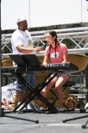 James Monroe Iglehart and Carmel Dean Photo