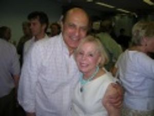 Thom Christopher and patron Anita Jaffe Photo