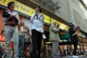 The cast of The Drowsy Chaperone, including John Glover and Beth Leavel Photo
