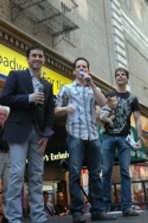 Jersey Boys stars John Lloyd Young, Christian Hoff and J. Robert Spencer Photo