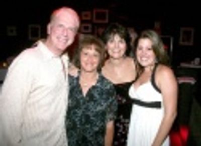Ron Abel, Eleanor Albano (Abel's lyricist for the musical Rockwell), Lucie Arnaz and  Photo