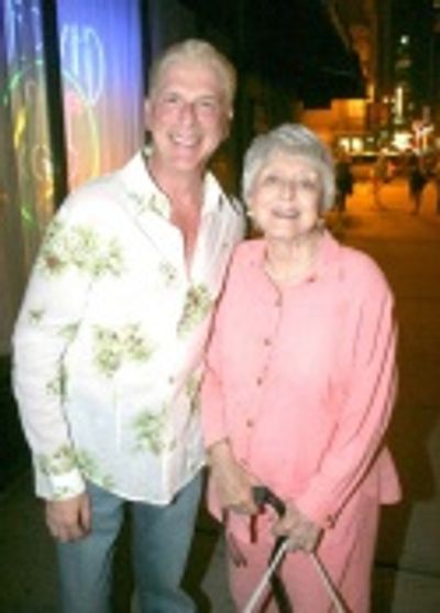 Ron Abel and Celeste Holm Photo