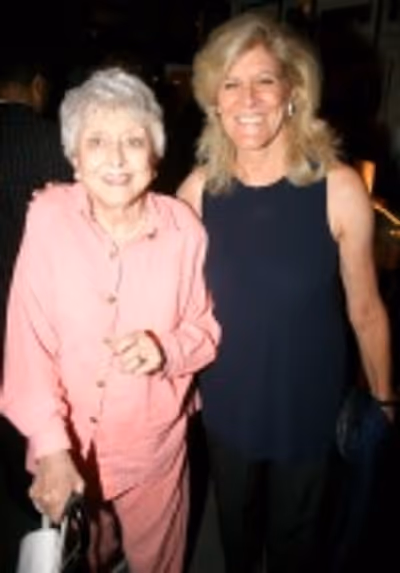 Celeste Holm and Lynn Sherr Photo