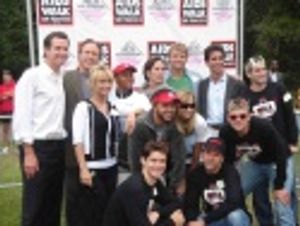 The Jersey Boys with Mayor Gavin Newsom, Brent Barrett, Andrea Marcovicci, Jenifer Le Photo