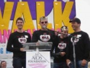 Drew Gehling, Jeremy Kushnier, Jarrod Spector and Steve Gouveia Photo