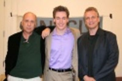 Marshall Brickman, Erich Bergen (Co-Founding Member Broadway Stands Up for Freedom) a Photo