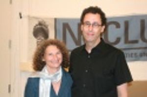 Donna Lieberman (Executive Director NYCLU) and Tony Kushner (Host) Photo