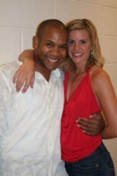 Darius de Haas and Jenn Colella Photo