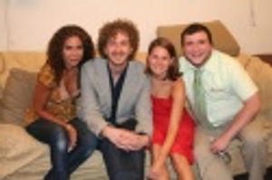 Daphne Rubin-Vega, Daniel Goldstein (Director), Celia Keenan-Bolger and Todd Buonopan Photo