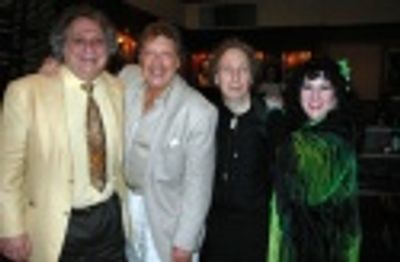 William Wolf (Drama Desk President), Robert R. Blume, Scott and Barbara Siegel Photo
