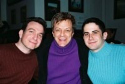 BroadwayWorld.com's Eddie Varley, Jim Caruso and Robert Diamond  Photo