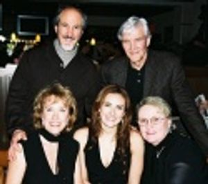  Laura Benanti (Nine, Into the Woods) with mother Linda (left) and stepfather Sal Ben Photo