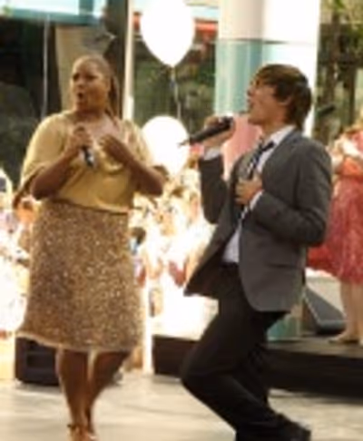 Queen Latifah and Zac Efron Photo