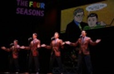 Jarrod Spector, Drew Gehling, Jeremy Kushnier and Michael Ingersoll Photo