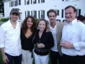 "That 70s Show" star Debra Jo Rupp and (far right) Kevin Carolan (currently in rehear Photo