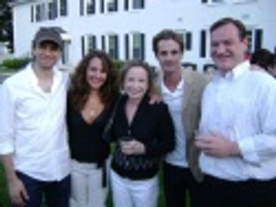 "That 70s Show" star Debra Jo Rupp and (far right) Kevin Carolan (currently in rehear Photo