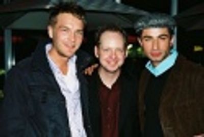 Will Wikle (CBS TV's Big Brother), Jamie McGonnigal and Michael Lucas

 Photo