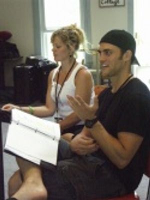 Elizabeth Stanley and Cheyenne Jackson Photo