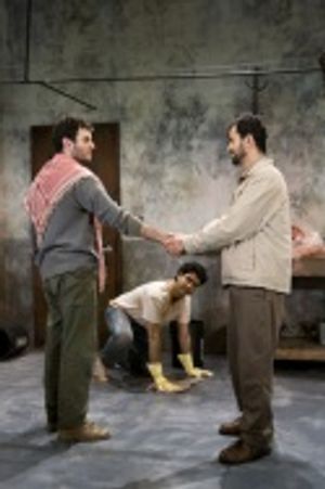 Arian Moayed, Sanjit DeSilva, and Daoud Heidami Photo