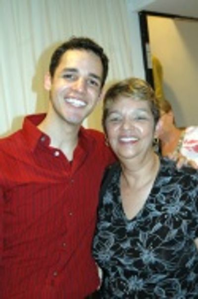 Michael Arroyo and his mom Photo