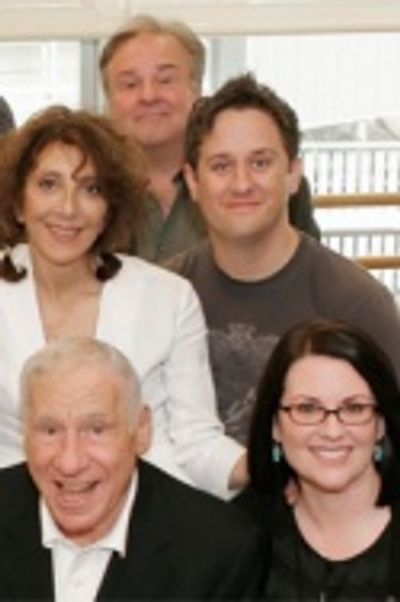 clockwise from top is Fred Applegate, Christopher Fitzgerald, Megan Mullally, Mel Bro Photo