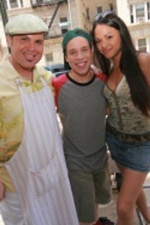 Eliseo Roman, Robin de Jesus and Karen Olivo Photo