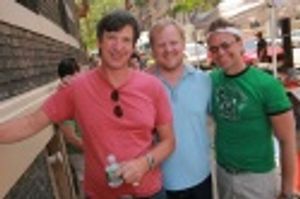 Drew Hodges (SpotCo), Scott Moore (Director Marketing) and Michael Hartman (Publicity Photo