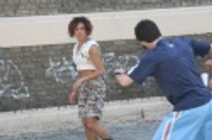 Rosie Lani Fiedelman and Andy Blankenbuehler (Choreographer) Photo