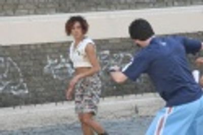 Rosie Lani Fiedelman and Andy Blankenbuehler (Choreographer) Photo