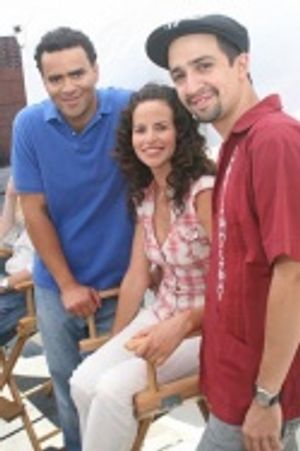 Christopher Jackson, Mandy Gonzalez and Lin-Manuel Miranda Photo