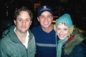 Christopher Fitzgerald, Geoofrey Soffer and Jessica Stone Photo