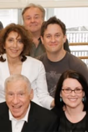 clockwise from top is Fred Applegate, Christopher Fitzgerald, Megan Mullally, Mel Bro Photo