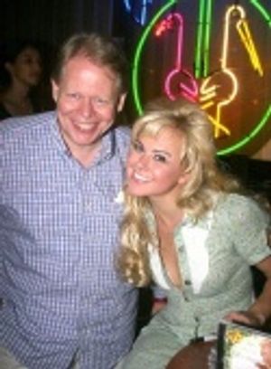Former co-stars Joel Vig and Laura Bell Bundy Photo