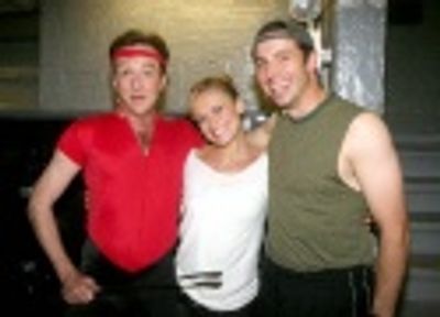 Edward Hibbert, Megan Sikora and Matt Loehr Photo