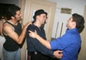 Noah Racey being congratulated after the show Photo