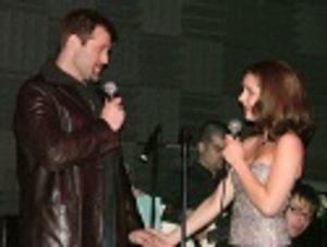 Another reunion takes place at Joe's Pub when
Marc Kudisch and Jessica Grove sing As Photo