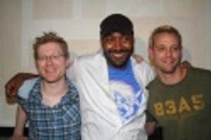 Anthony Rapp, Jesse L. Martin and Adam Pascal Photo