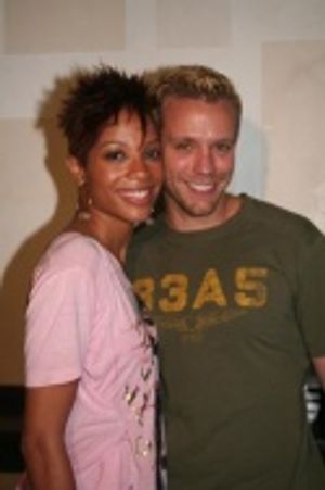 Tamyra Gray and Adam Pascal Photo