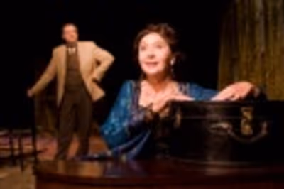 Paul O'Brien and Sandra Shipley in "Dear Liar" Photo