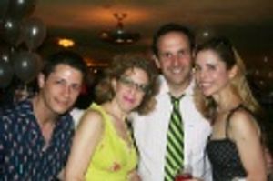 Party Guest, Jackie Hoffman, Joe Mazzarino and Kerry Butler Photo