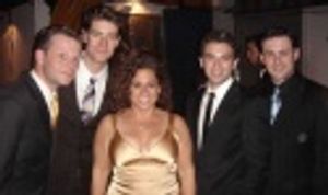 Jeremy Kushnier, Drew Gehling, Marissa Jaret Winokur, Jarrod Spector and Michael Inge Photo