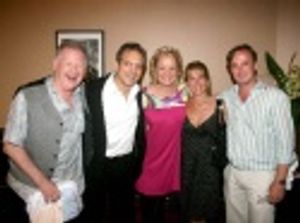 Oklahoma! (1979) cast reunion: Harvey Evans, Martin Vidnovic, Christine Ebersole, Lou Photo